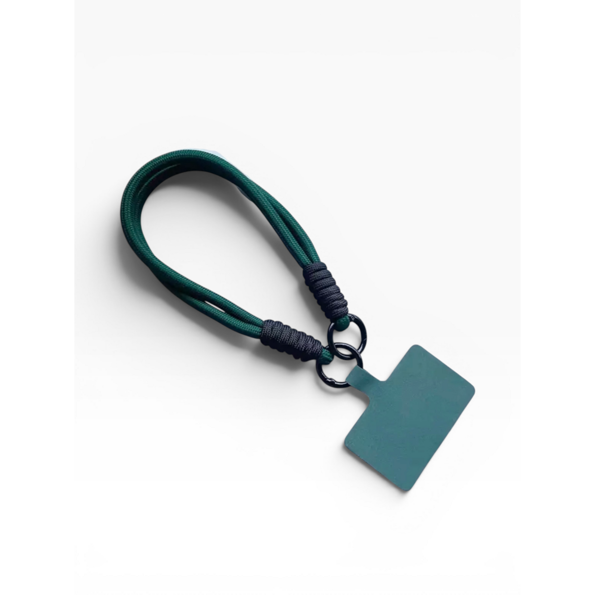 Keychain - cell phone chain - dark green