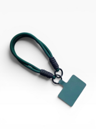 Keychain - cell phone chain - dark green