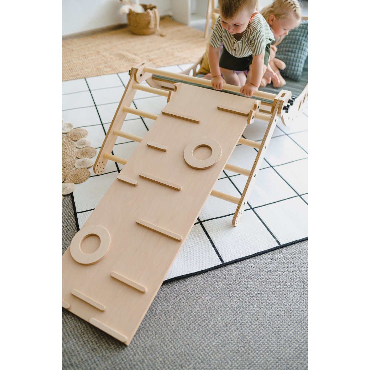 Albero Climber 2 – Set Triangolo, Bilanciere e Rampa Trasformabile