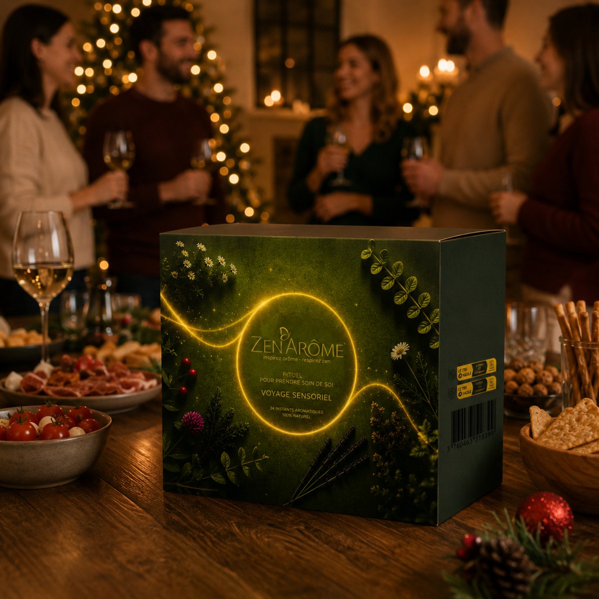Aromatherapie-Adventskalender – 24 Tage Wohlbefinden: Diffusoren, reine ätherische Öle, Synergien und Zubehör – Premium-Geschenkbox