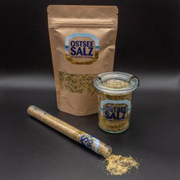 Sale del Mar Baltico con olivello spinoso