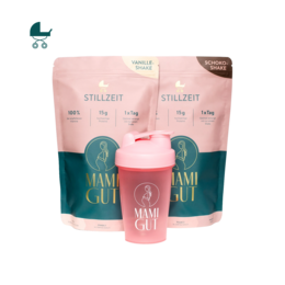 Karmienie piersią MamiGut ♡ pakiet miesięczny + shaker