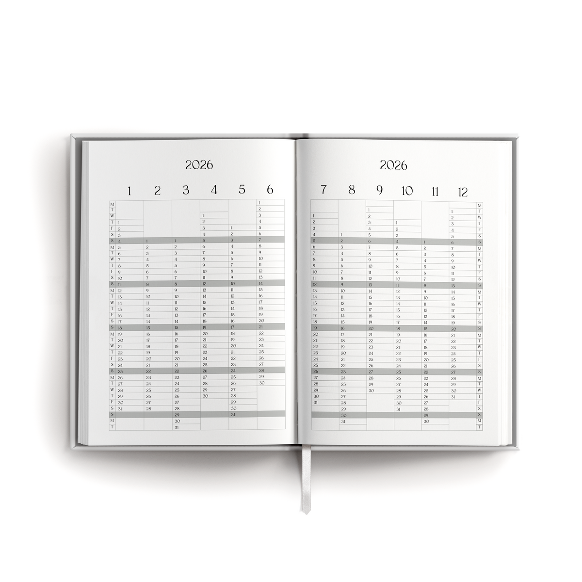 Hardback A6 Planner 2026 Eden Garden