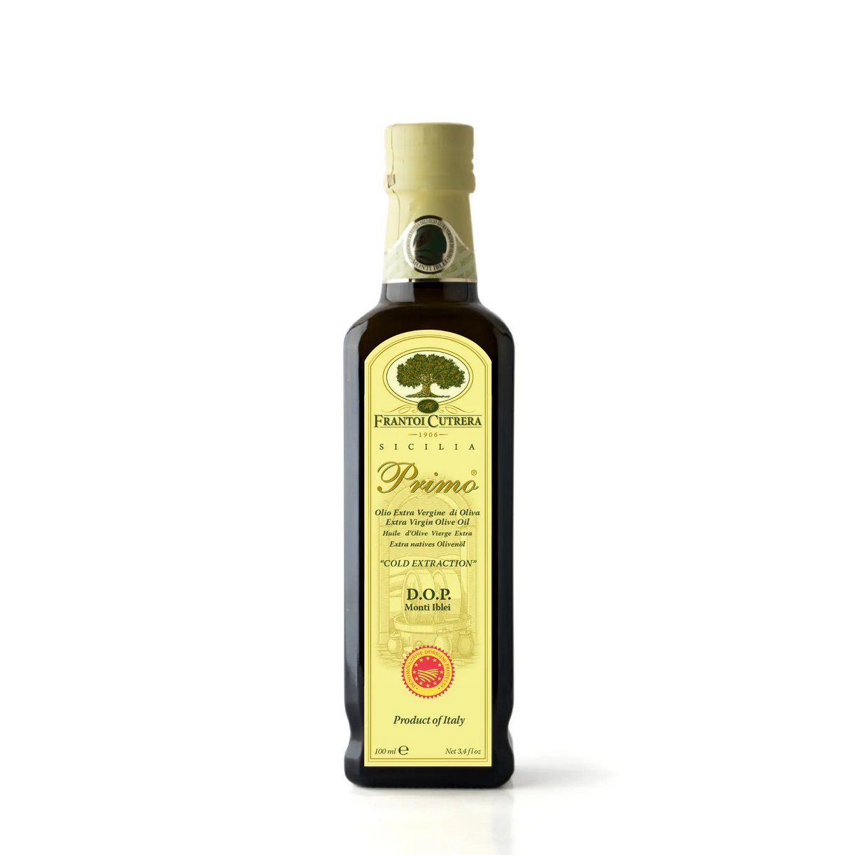 Frantoi Cutrera – Primo DOP Monti Iblei – Siciliaanse Extra Vierge Olijfolie – 500 ml