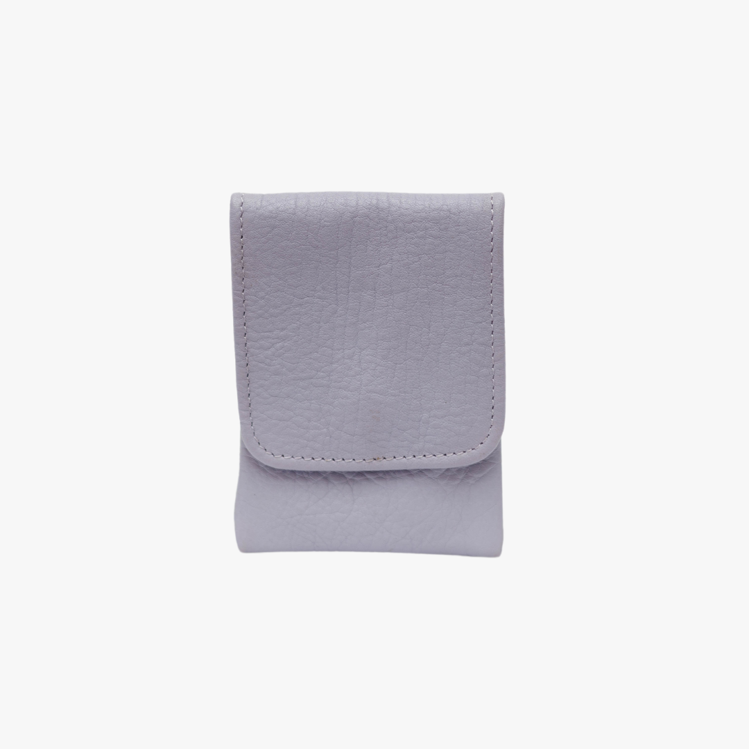 Pooch leather | Stylish Reward Bag for Dog Biscuits and Poo Bags - Lilac Purple