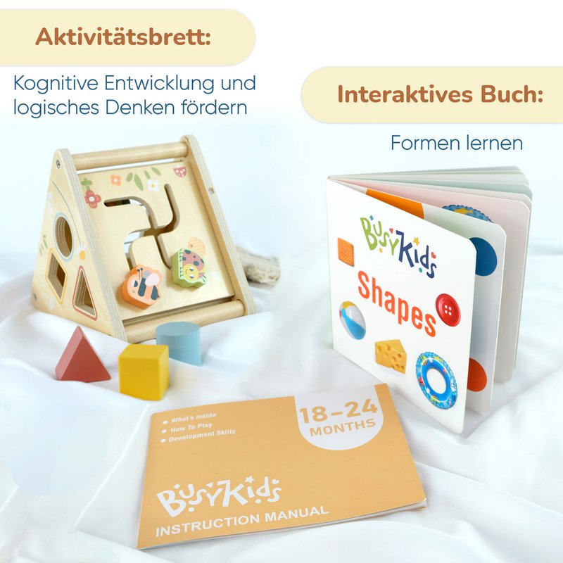 BusyKids Montessori-Set für Kinder von 18 bis 24 Monaten