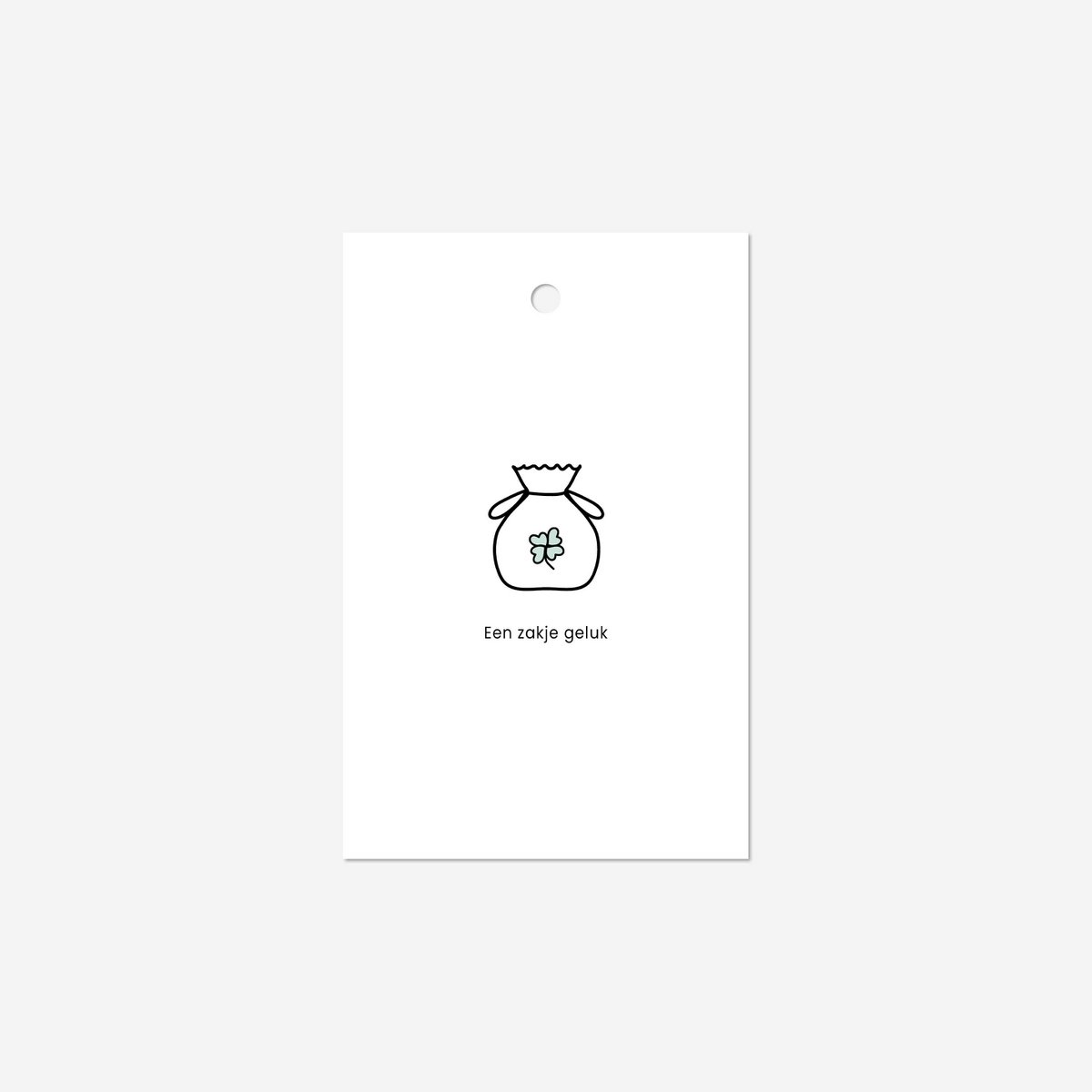 Geschenkanhänger | eine tüte glück