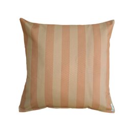 Udendørs pude Stripe Camel-Taupe | 50-50 cm