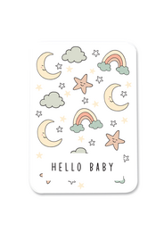 Karte 'Hallo Baby'
