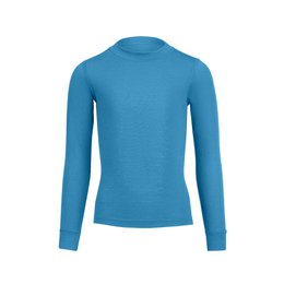 Bluza dziecięca Merino 160 z długim rękawem jasnoniebieska