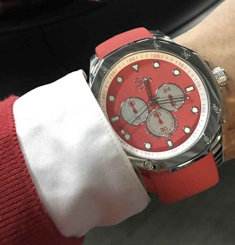 Finestra Miura stainless steel chronograph 10 ATM