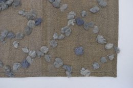 Ibiza Lichtblauw - Beige 125 x 100cm Tapijt
