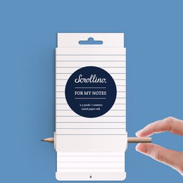 Oryginalny ekologiczny notatnik - Scrollino For My Notes