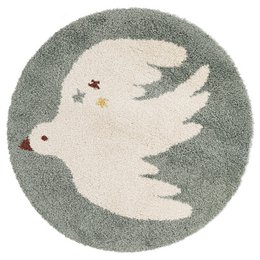 Small Bird Bird Bohemian Bird Aqua Bird Carpet