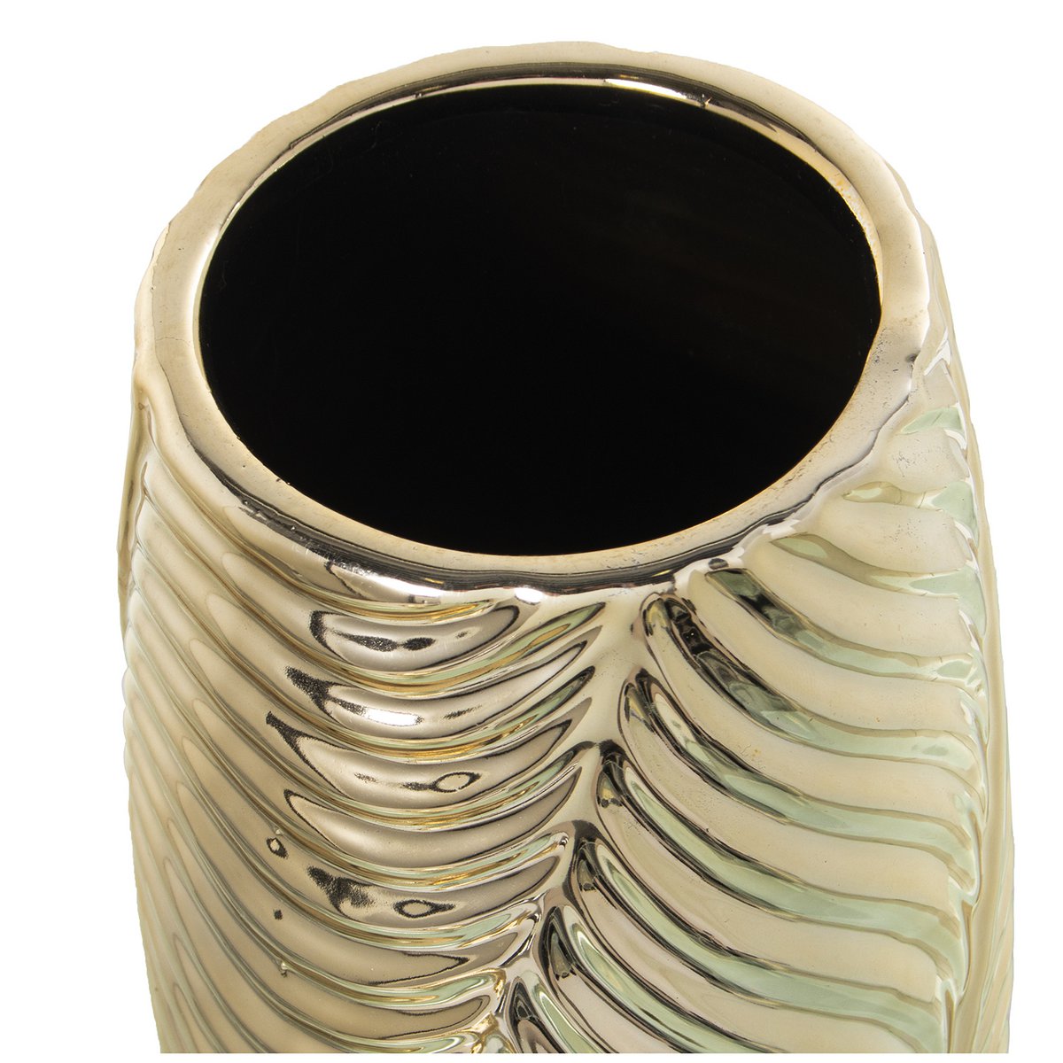 ZŁOTY WAZON CERAMICZNY °12X30CM ST52759