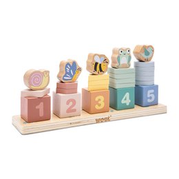 Wooden counting and sorting game 1 to 5