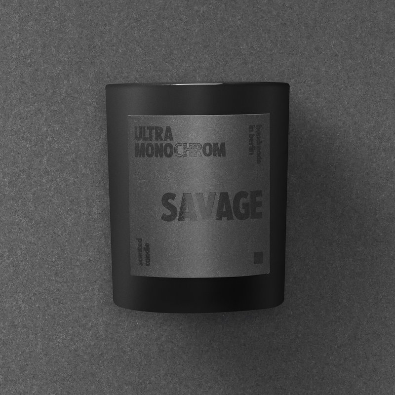 Scented candle Savage, small