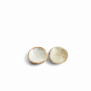 Schüssel Holz + Schale Capiz xs