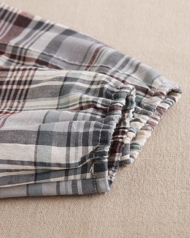 Kariertes Hemd für Jungen mit Seitentasche P81-11604204