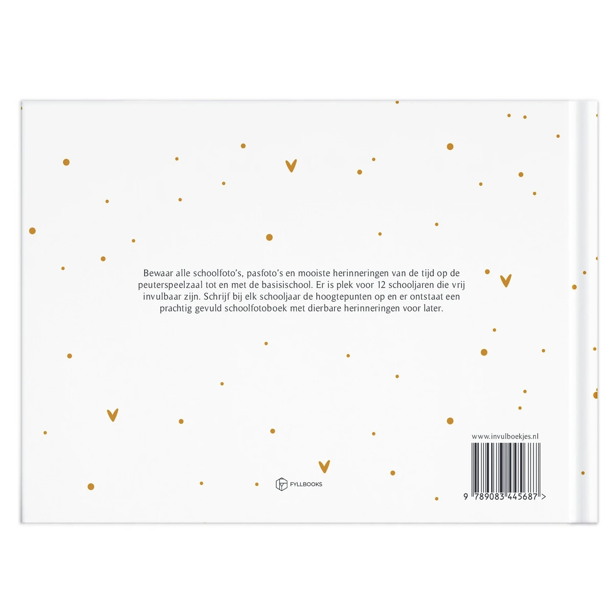 Fyllbooks My school photo book - Ocher dots