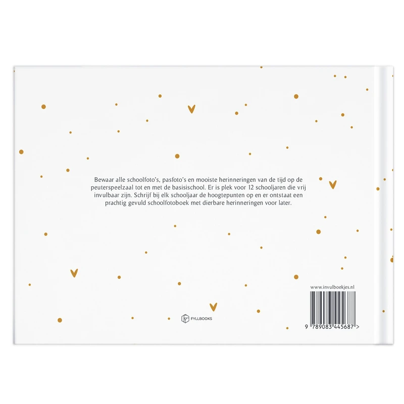 Fyllbooks My school photo book - Ocher dots