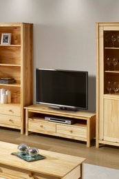 TV bord med 2 skuffer