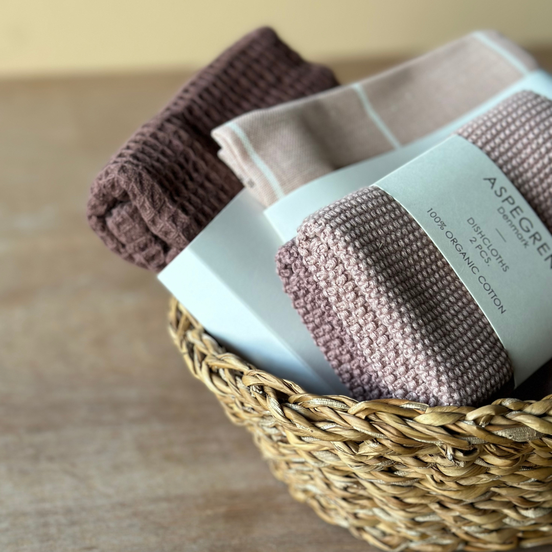 Tea Towel – Squares – Latte