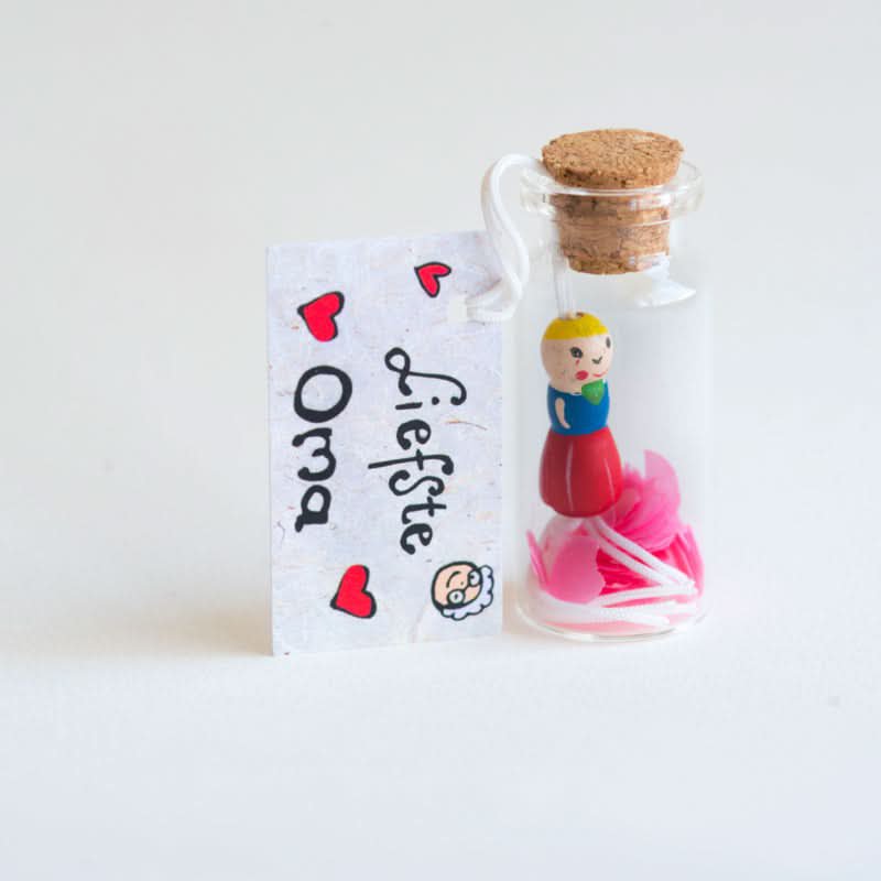 Glücksflasche liebe Oma