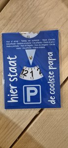 Parkeerschijf Papa