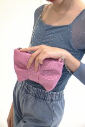 Sac bandoulière Moon - Rose Pailleté Glitter