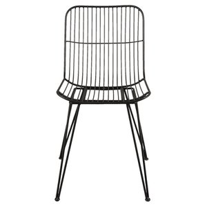 Dining room chair 42x55x83 cm Black iron chair