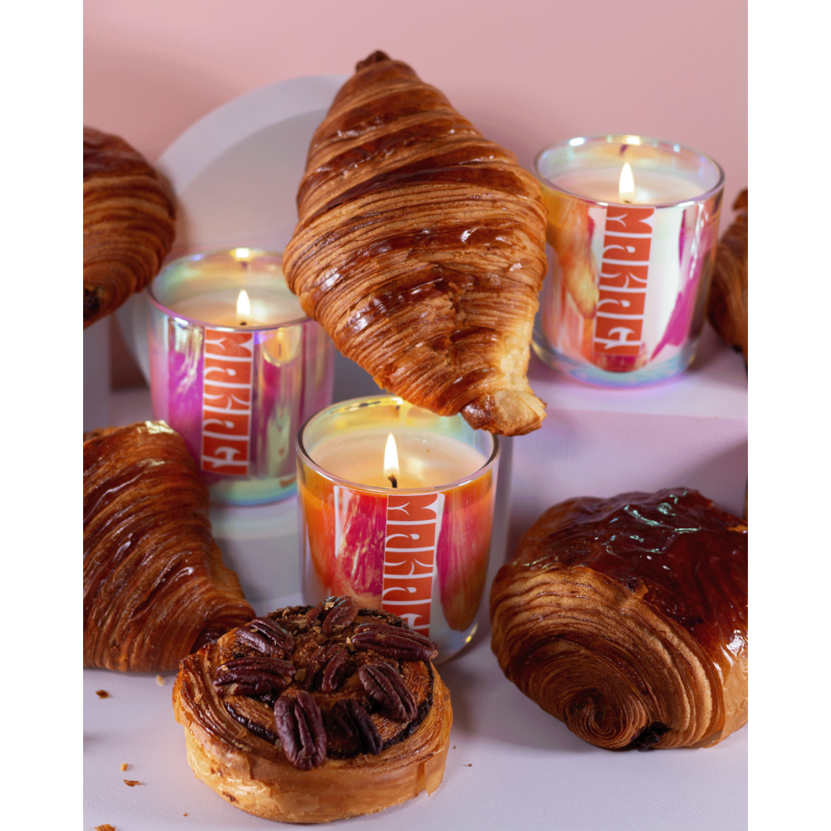 Fragrance candle Parisian Spice - warm pastry fragrance with maple, pecannies & spices