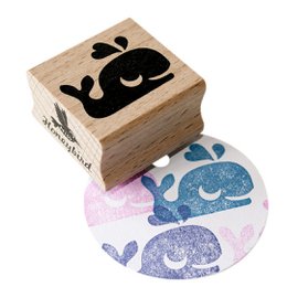 Leuke walvisstempel voor creatieve avonturen