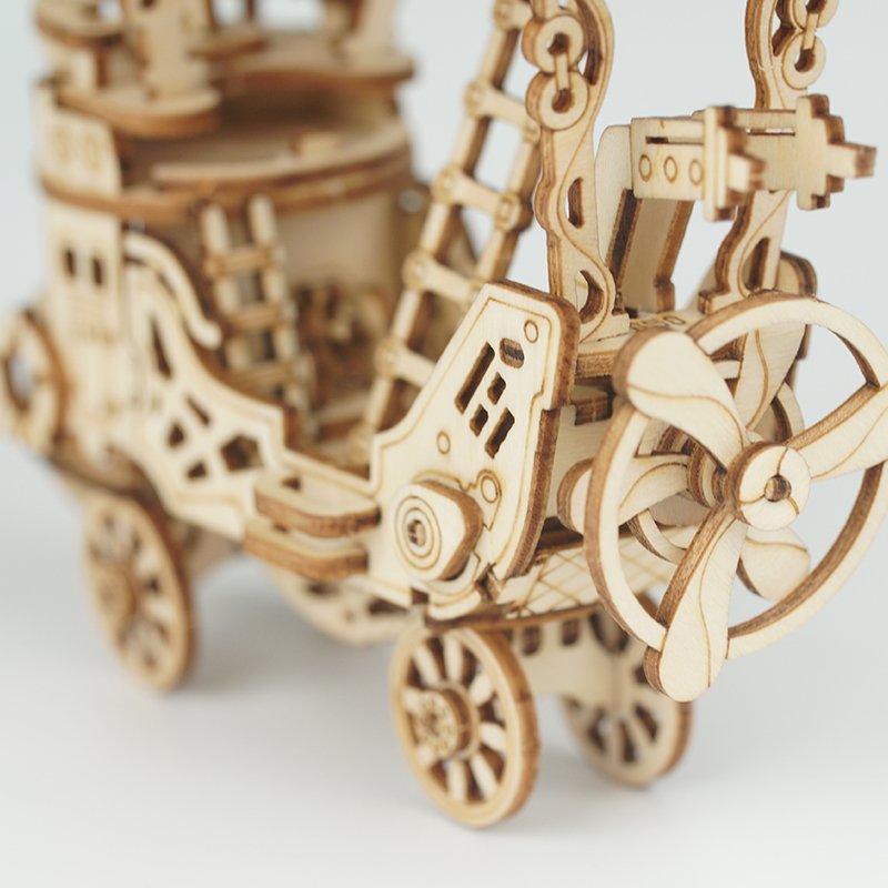 Robotime, 3D wooden puzzle Airship, TG407, 18x12.5x16.5cm