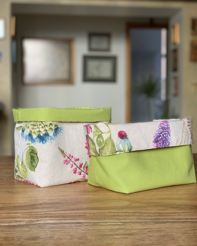 Chlebówka, h=20cm, mieszanka lnu i bawełny, z nadrukiem | Botanico