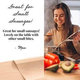 Wooden Salami Cutting Board - Serving board 37x5.5 cm