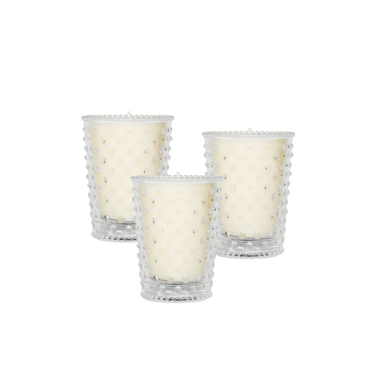 Bonito hobnail votivo 3.5oz %2399 cremas frescas