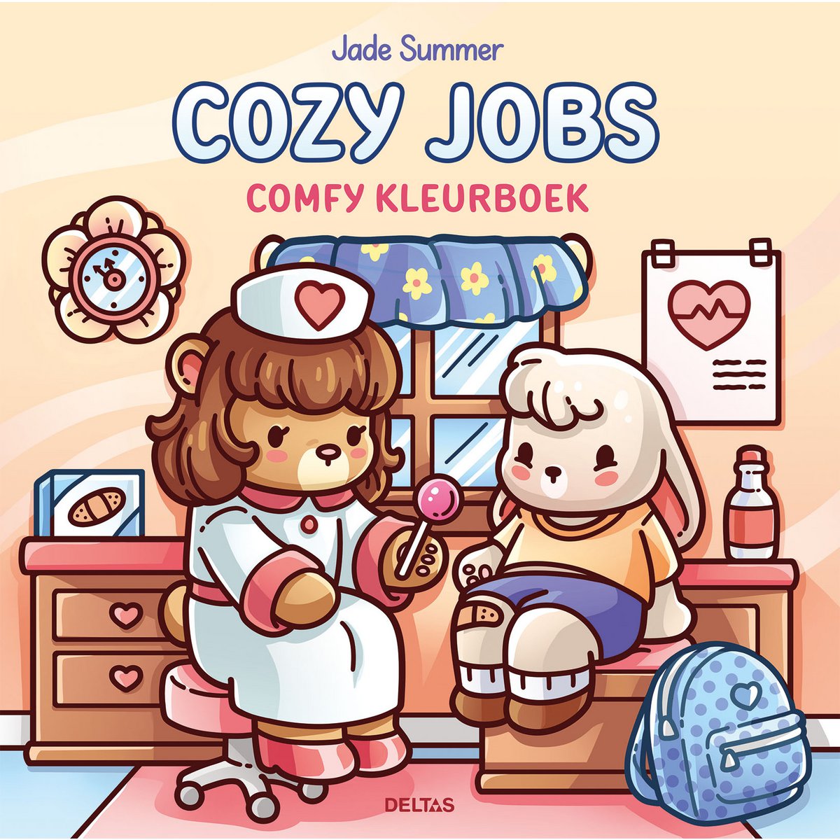 Cozy Jobs - Comfy coloring book Jade Summer