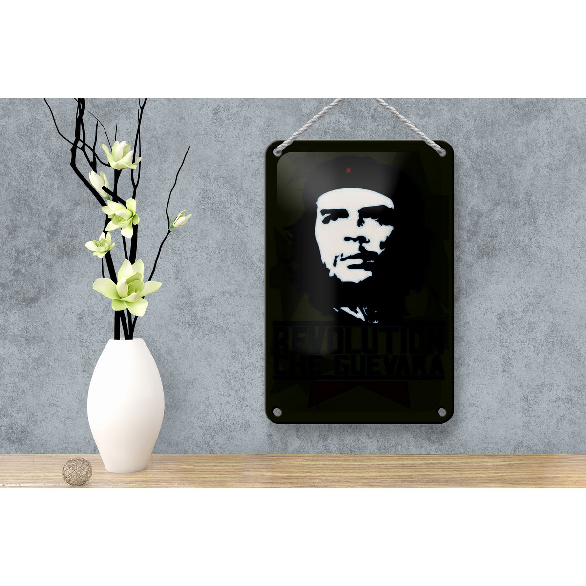 Tin Sign Retro 12x18cm Revolution Che Guevara Cuba Decoration