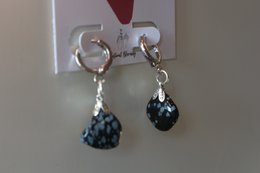 Boucles d'oreilles pierres précieuses - Argent