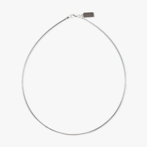 The Minimalist Choker Halskette 2mm - Silber