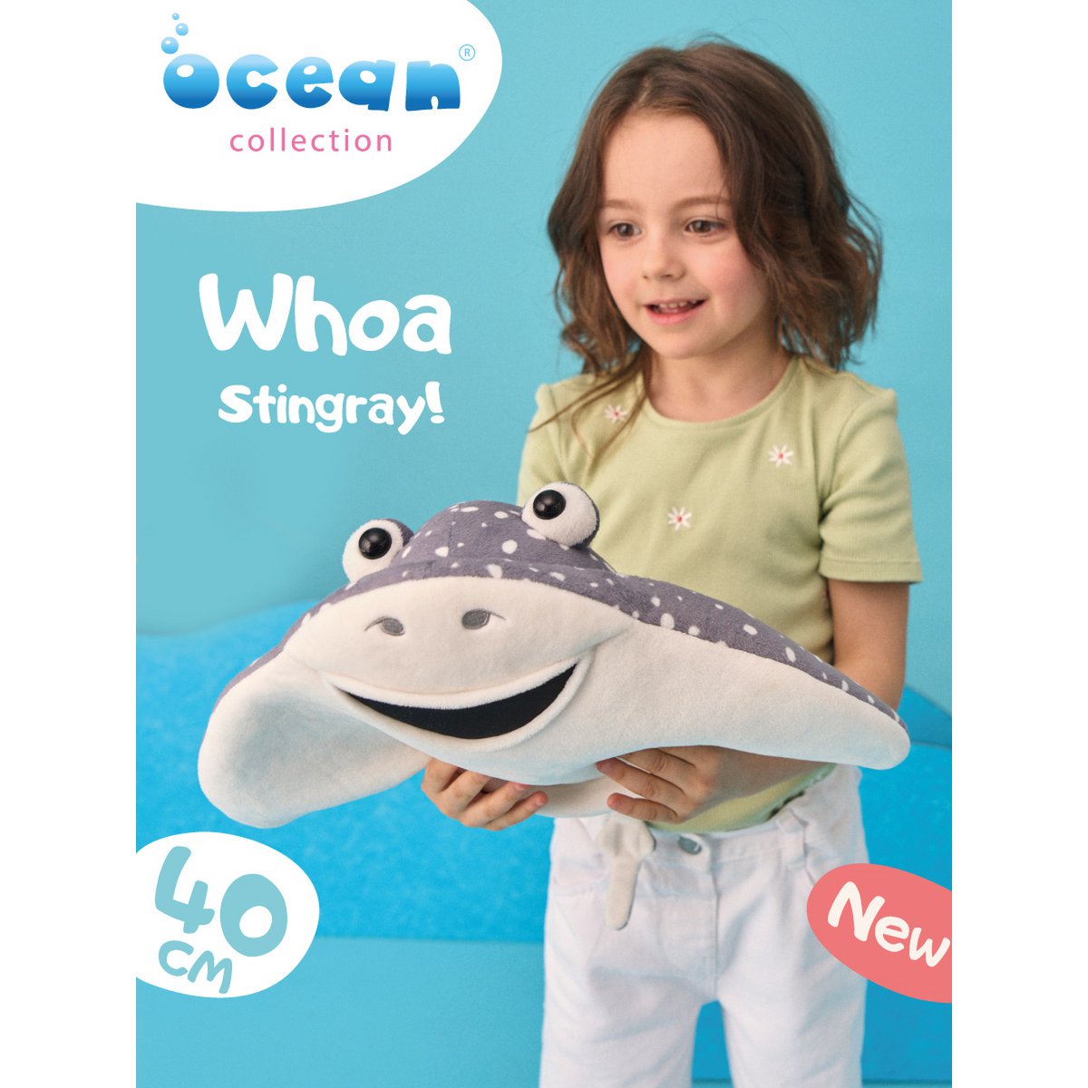 Pluszowa zabawka, Ocean, Płaszczka (40cm)