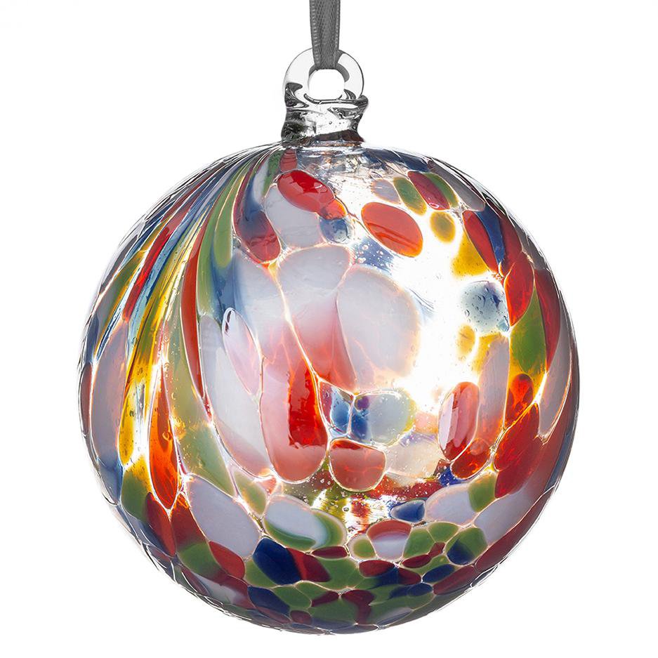 10cm Vriendschapsbal - Veren Design - Papegaai