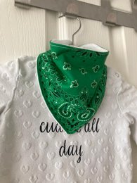Savltørklæde Paisley Green