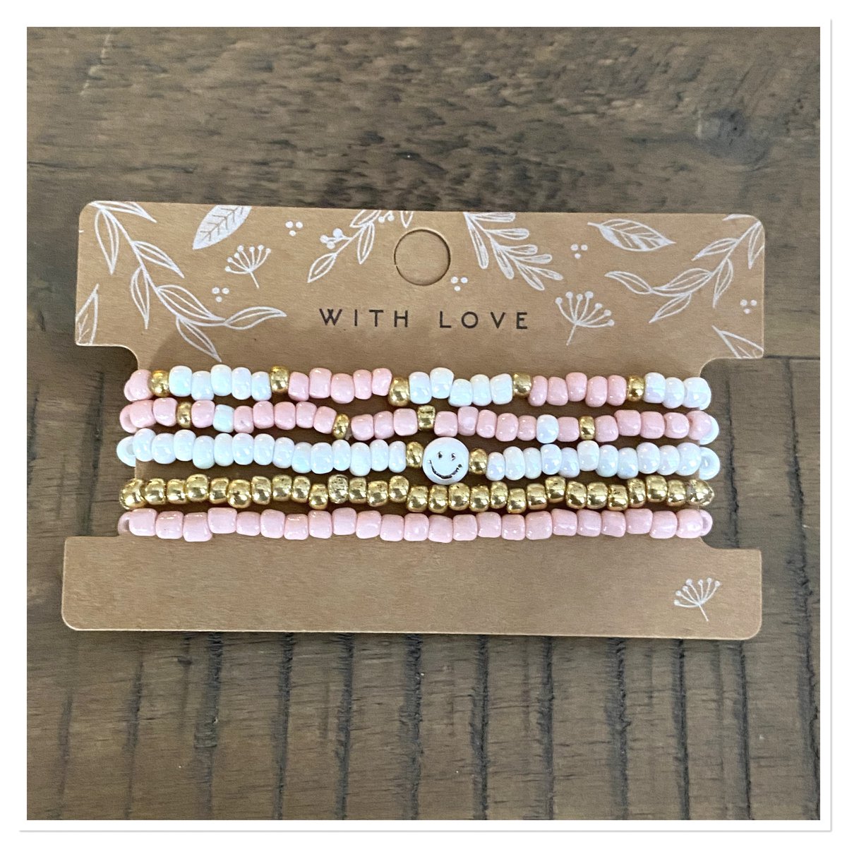 Conjunto de brazalete sonrisa