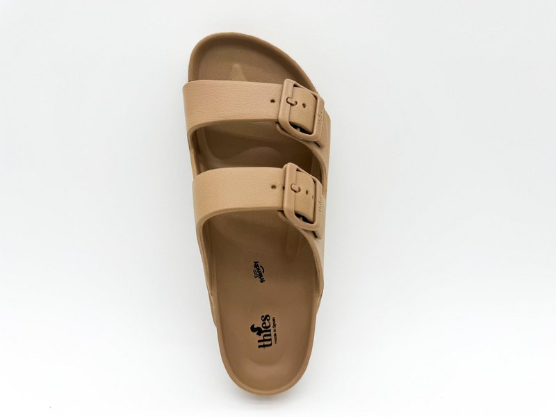 thies 1856 ® Ecofoam Sandal vegan cappuccino