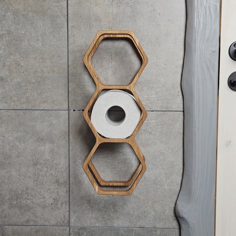 Porte-toilettes à 3 rouleaux, Organisateur de salle de bain compact pour un rangement supplémentaire et un accès facile