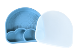 Babytallerken med sugekop – Clouds