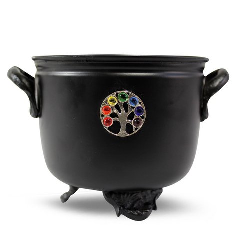 LIGHT WEIGHT CAULDRON FLOWER OF LIFE