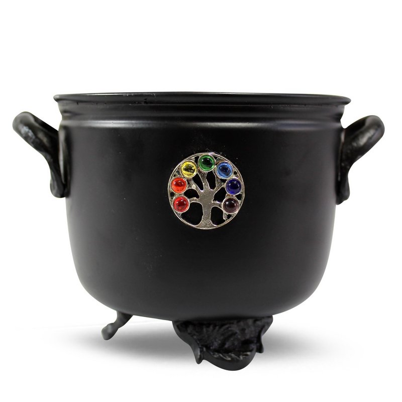 LIGHT WEIGHT CAULDRON FLOWER OF LIFE